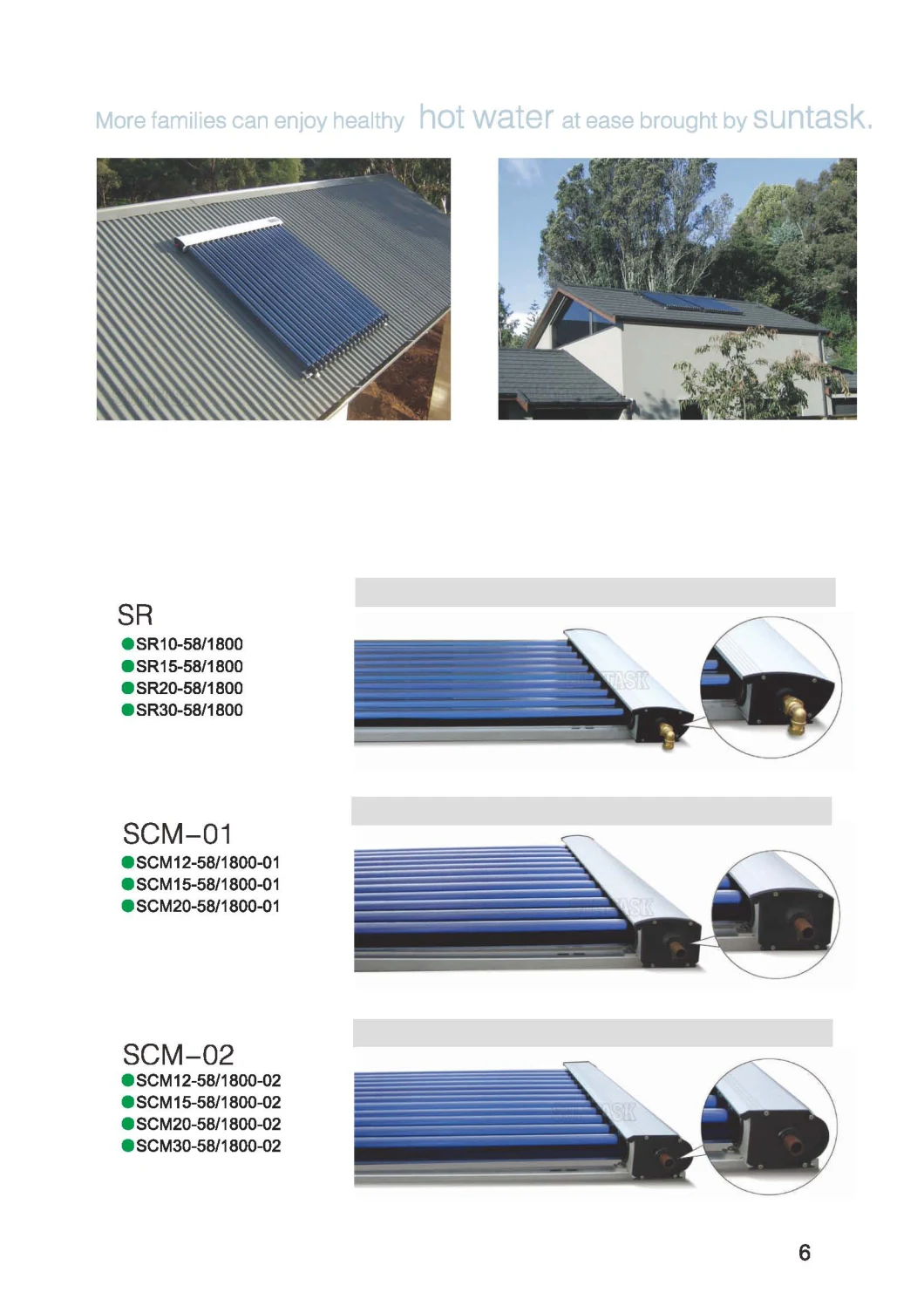 Pressure Solar Energy Vacuum Tube Collectors