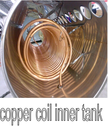 Sunpower Copper Coil-Pre-Heat Type Solar Water Heater